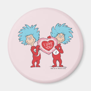 Thing One Thing Two I Love You Magnet