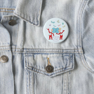 Thing One Thing Two It's The Little Things! 6 Cm Round Badge