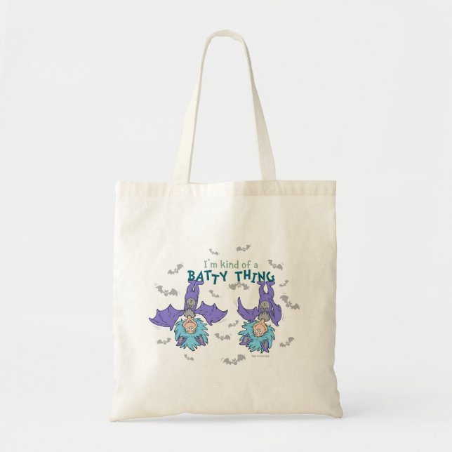 Thing One Thing Two Kind of a Batty Thing Tote Bag (Front)