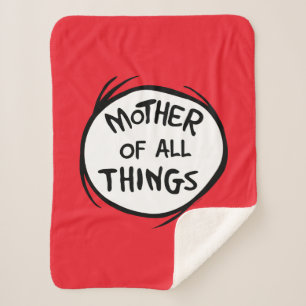 Thing One Thing Two - Mother of all Things Sherpa Blanket
