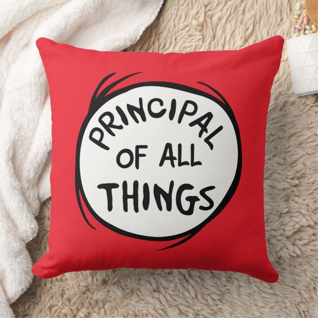 Thing One Thing Two - Principal of all Things Cushion (Blanket)