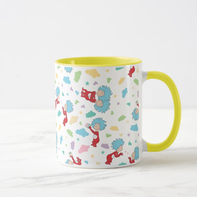Thing One Thing Two Sweet Things Pattern Mug (Right)