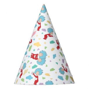 Thing One Thing Two Sweet Things Pattern Party Hat