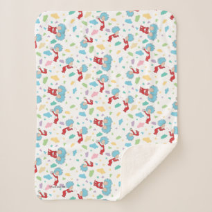 Thing One Thing Two Sweet Things Pattern Sherpa Blanket