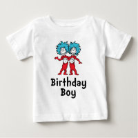 Thing One Thing Two Twins Birthday | Birthday Boy