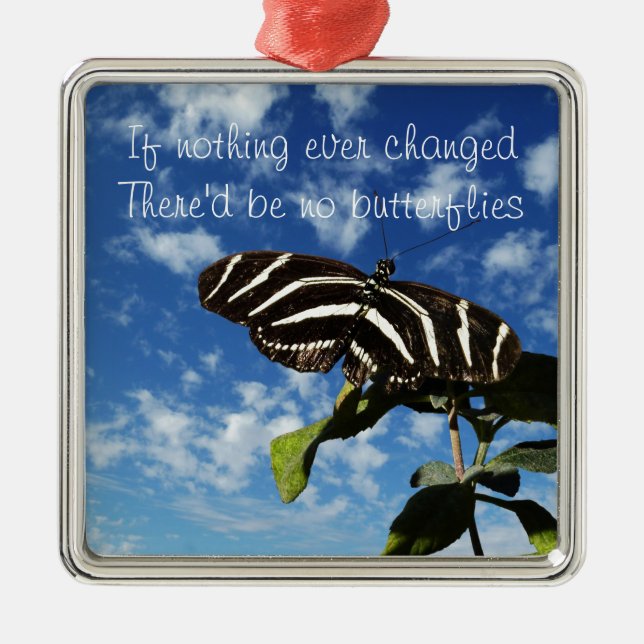 Things Change Metal Tree Decoration (Front)
