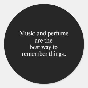 Things Classic Round Sticker