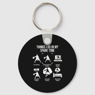 Things do in spare time basketball player t shirt key ring