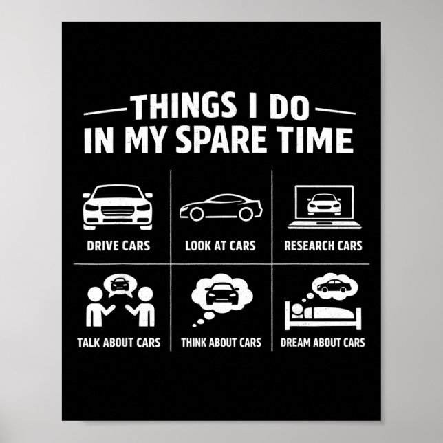 Things do in spare time mechanic garage carThings  Poster (Front)