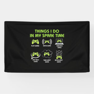 Things Gamer Do In Spare Time Banner