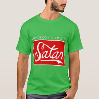 Things Go Better With Satan boy T-Shirt