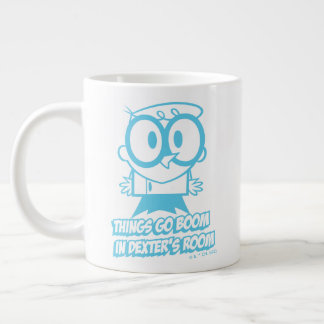 Things Go Boom In Dexter's Room Large Coffee Mug