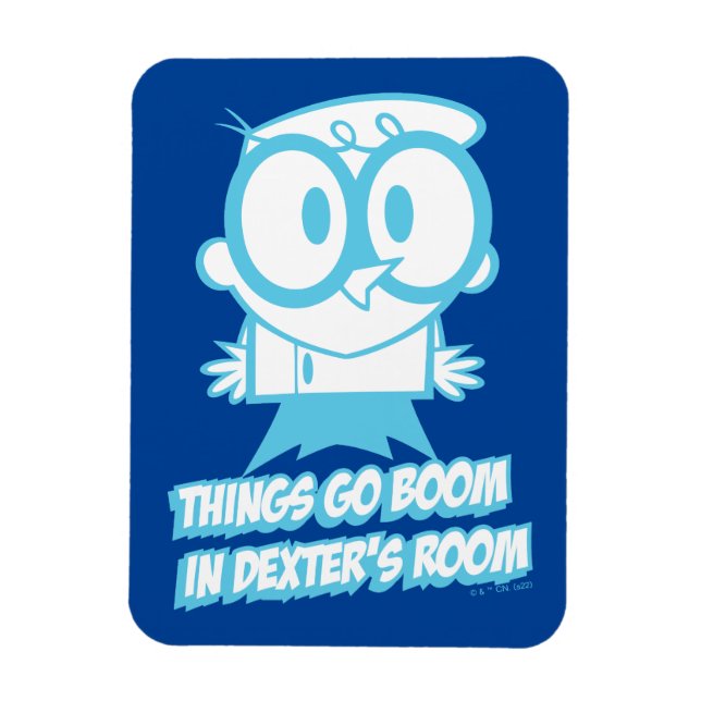 Things Go Boom In Dexter's Room Magnet (Vertical)