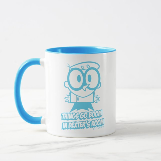 Things Go Boom In Dexter's Room Mug (Left)