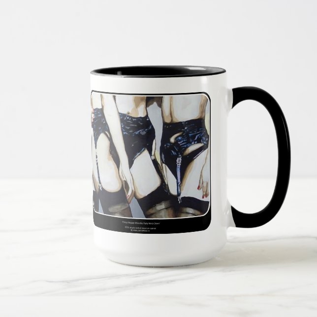 'Things Happen' Painting on a  Mug (Right)