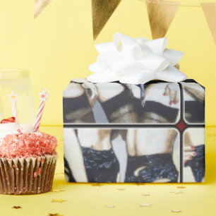 'Things Happen' Painting on Wrapping Paper