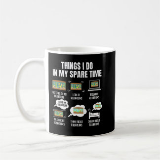 Things I Do In My Spare Time Aquarium   Coffee Mug
