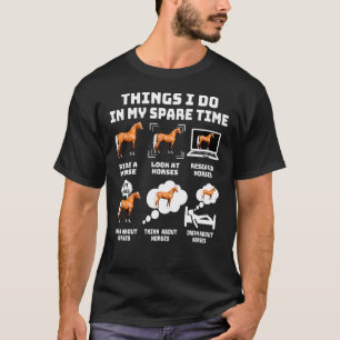 Things I Do In My Spare Time Chicken Rooster T-Shirt