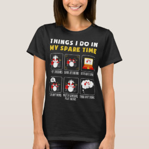 Things I Do In My Spare Time Drummer Musician T-Shirt