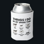 Things I Do In My Spare Time Farmer Cows Gifts Cow Can Cooler<br><div class="desc">Things I Do In My Spare Time Farmer Cows Gifts Cow</div>