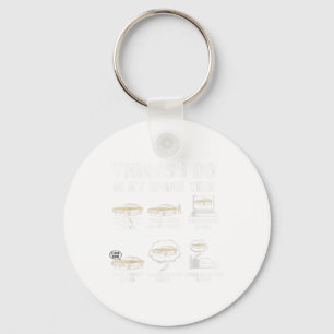 Things I Do In My Spare Time Funny Car Enthusiast Key Ring