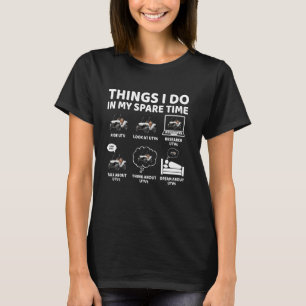 Things I Do in My Spare Time Funny SxS Side-By-Sid T-Shirt