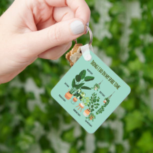Things I Do In My Spare Time - Gardener, Gardening Key Ring