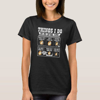 Things I Do In My Spare Time Guinea Pig Cavy 4 T-Shirt