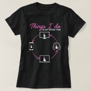 Things I Do In My Spare Time – K-pop Fan Edition T-Shirt