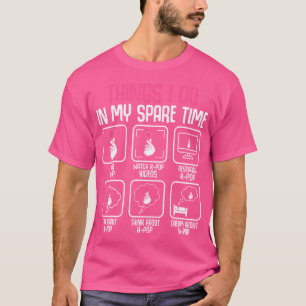 Things I Do In My Spare Time Kpop Music Anime Love T-Shirt