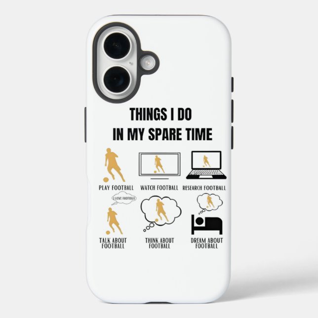 Things I Do in My Spare Time Phone Case (Back)