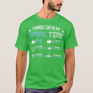 Things I do in my spare time river rafting T-Shirt