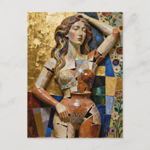 Things Keep Falling Apart – A Fragmented Portrait Postcard
