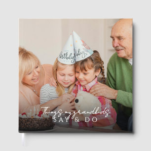 Things My Grandkids Say & Do Photo Hardcover Book