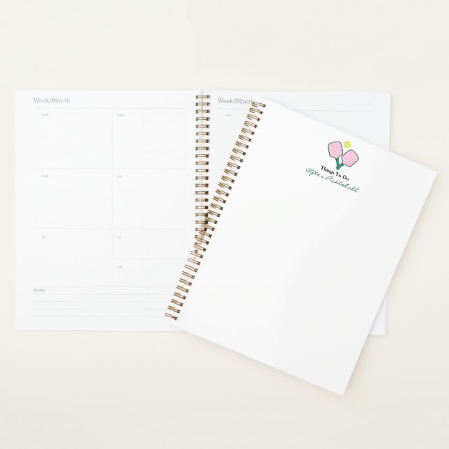 Things To Do After Pickleball Planner (Display)