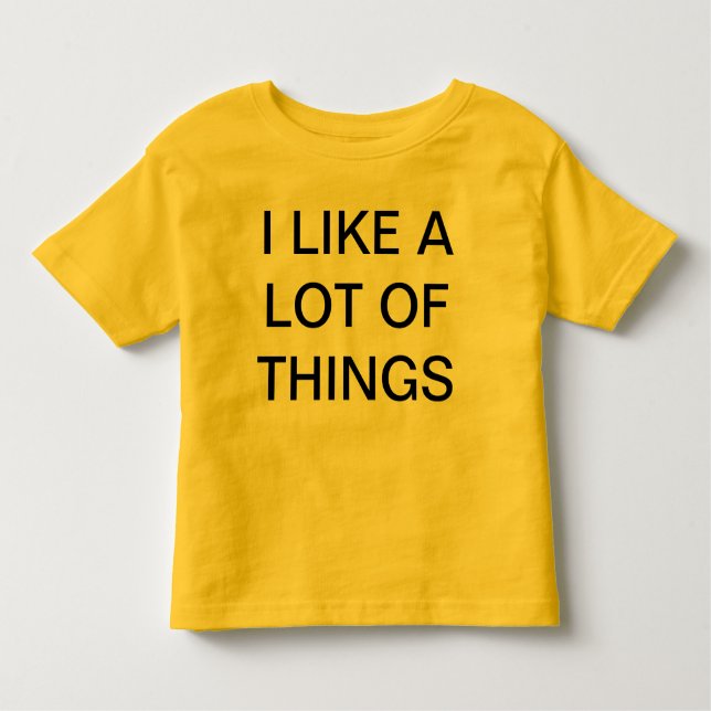 things toddler T-Shirt (Front)