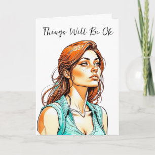 Things Will Be Ok   I Promise Card