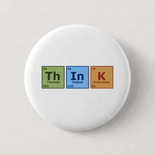 Think 6 Cm Round Badge