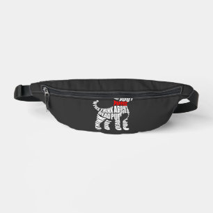 Think about DEAD Puppies White Bum Bags