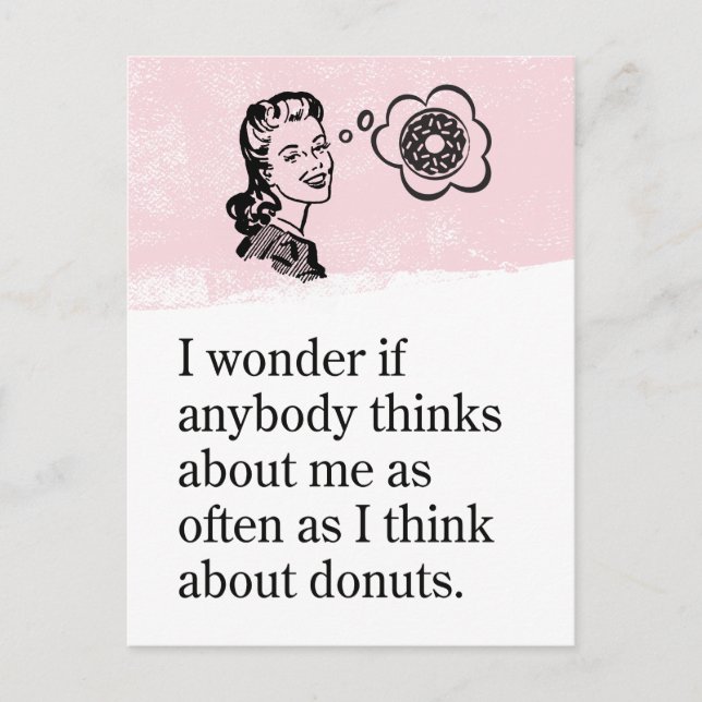 Think About Doughnuts Pandemic Postcard (Front)