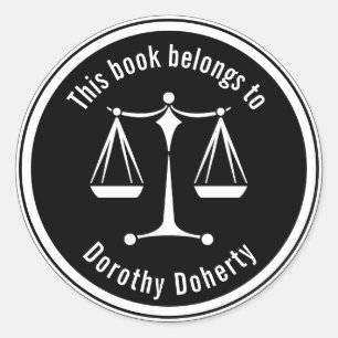 Think About Justice - Law sticker