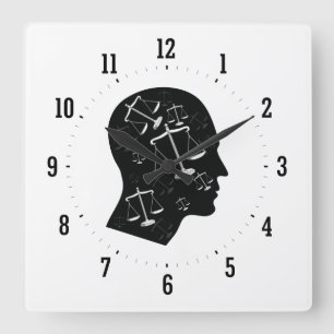 Think About Justice Wall Clock