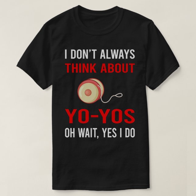 Think About YoYo YoYo T-Shirt (Design Front)