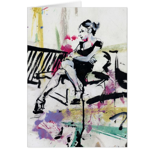 "Think" Art Print Card (Front)