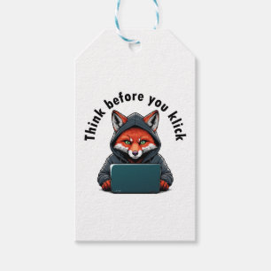 Think before you click - Cyber Security Gift Tags