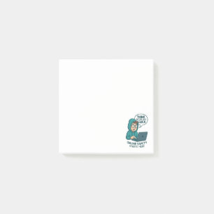 Think Before You Click - Online Safety Awareness Post-it Notes