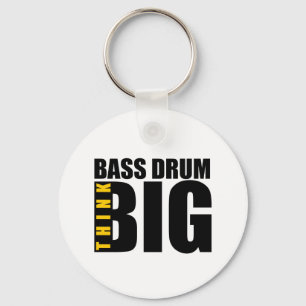 THINK BIG BASS-DRUM MUSIC DESIGNS KEY RING