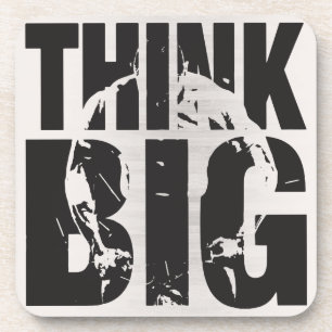 Think Big - Bodybuilding Motivation Coaster