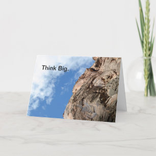 Think Big Greeting Card