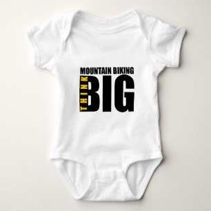 THINK BIG MOUNTAIN-BIKING SPORTS DESIGNS BABY BODYSUIT